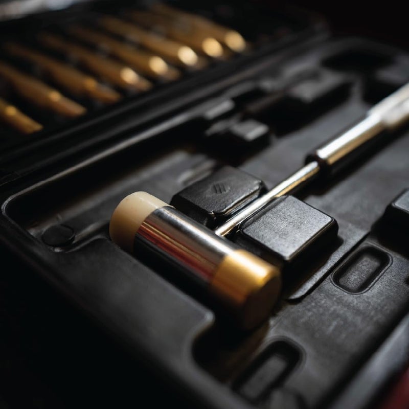 Wheeler 8-Piece Brass Punch Set in Labeled Rollup Storage Bag for Drifting Sights and Gunsmithing - Image 4